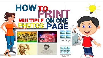 How to print multiple image on one page | print multiple photos on one page | Easy Print tutorial