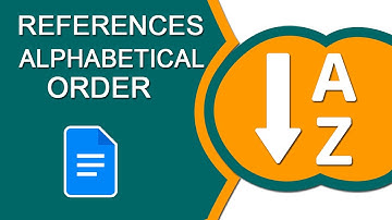 How to Insert References in Alphabetical Order on Google Docs