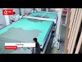 genuine Leather cutting machine double beam