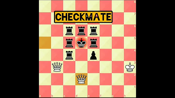 Chess Puzzles : Its Unique Checkmate Pattern With 2 queen