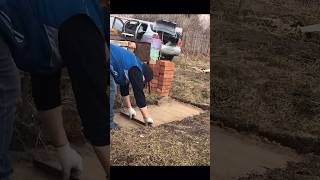 DIY: мангальная площадка своими руками #shorts #инвалидность #шашлык #diy