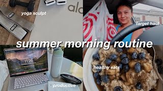 my summer MORNING routine | VLOG & GRWM