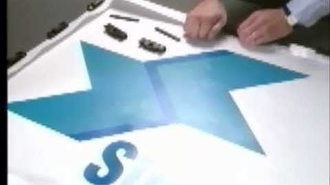 SignComp flexible face tensioning system demonstration - compressed version