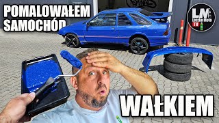 Samochód malowany wałkiem do ścian !! Ford Sierra RS Cosworth