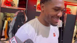 Khalil Herbert is still soaking up the vibe and Cincinnati grateful for his opportunity with Bengals