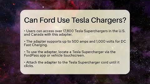 Can Ford Use Tesla Chargers? - Talking Tech Trends