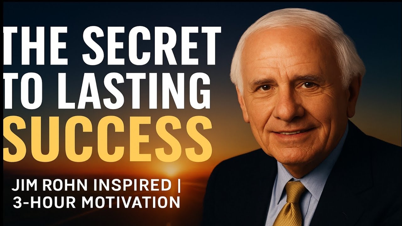 The Secret to Lasting Success | Jim Rohn Inspired 3-Hour Motivational ...