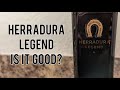 Herradura legend tequila aejo  bottle showcase and review