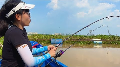 Thử Thách Câu Cá Và Nấu Ăn Trên Sông | Câu Cá Tự Nhiên Sông Đồng Nai