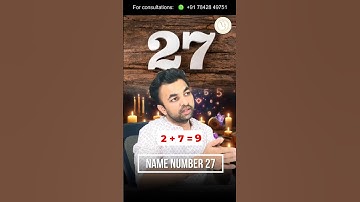 🔢 Name Number 27 in Numerology | Power, Purpose & Prosperity Explained