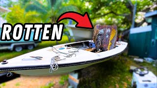 How To Remove A Boat Floor | Skiff Restoration Project EP. 3