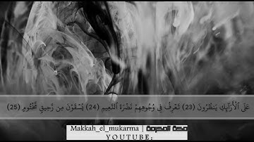 سورة المطففين "كَلَّا إِنَّ كِتَابَ الْأَبْرَارِ لَفِي عِلِّيِّينَ" بصوت روعة ❤️|  حالات واتس دينية