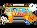 Wheels On the Bus  + MORE Halloween Songs | Lights Kids Song