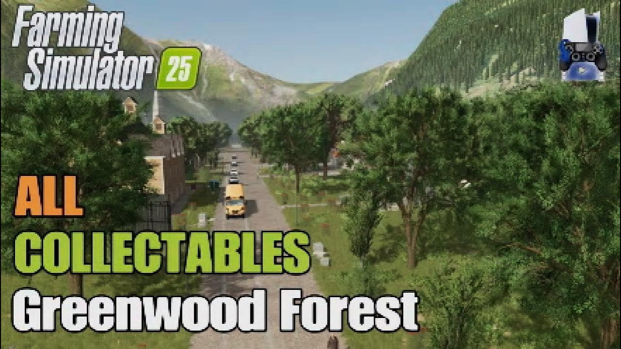 Collectables Greenwood Forest | FS25 | Console | Earn extra money | All 20 Collectables
