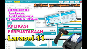 Aplikasi Perpustakaan -  Aplikasi Peminjaman Buku Berbasis Web, Source Code Laravel 11