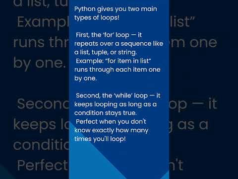 Types of Loops