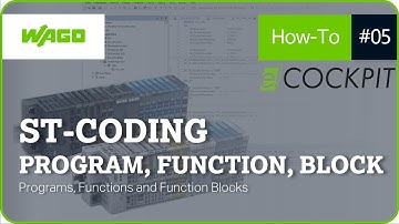 e!COCKPIT - ST-Coding #5 - Programs, Functions and Function Blocks