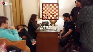 The final hand and brain match from Kolkata | Harika + Karteek vs Aronian + Ani