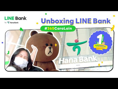   Unboxing LINE Bank 365CaraLain