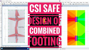 COMBINED FOOTING DESIGN IN SAFE