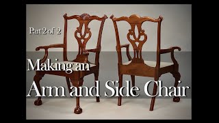 Side and Arm Chair Build Process Part 2 by Doucette and Wolfe Furniture Makers