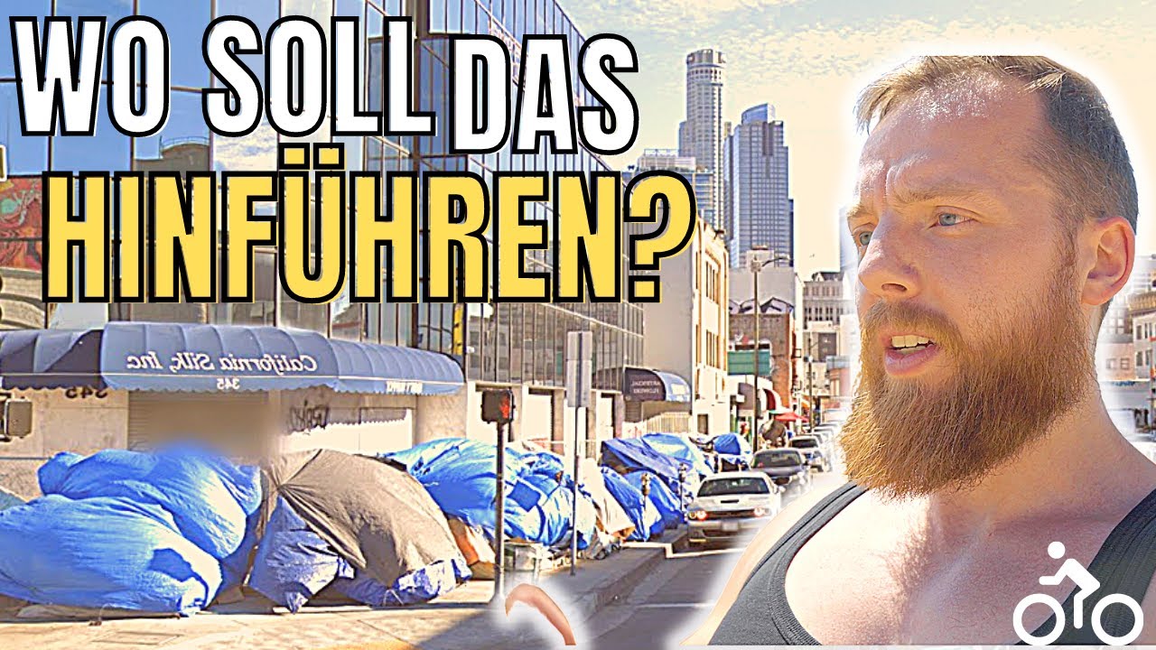 Downtown LA Tour: Zeltdörfer und Wolkenkratzer