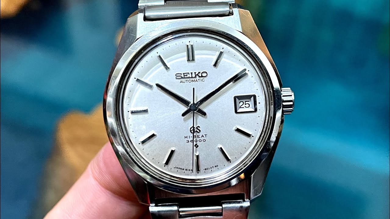 Seiko GS Hi Beat 6145 - 8000 | Review Seiko Watch - YouTube