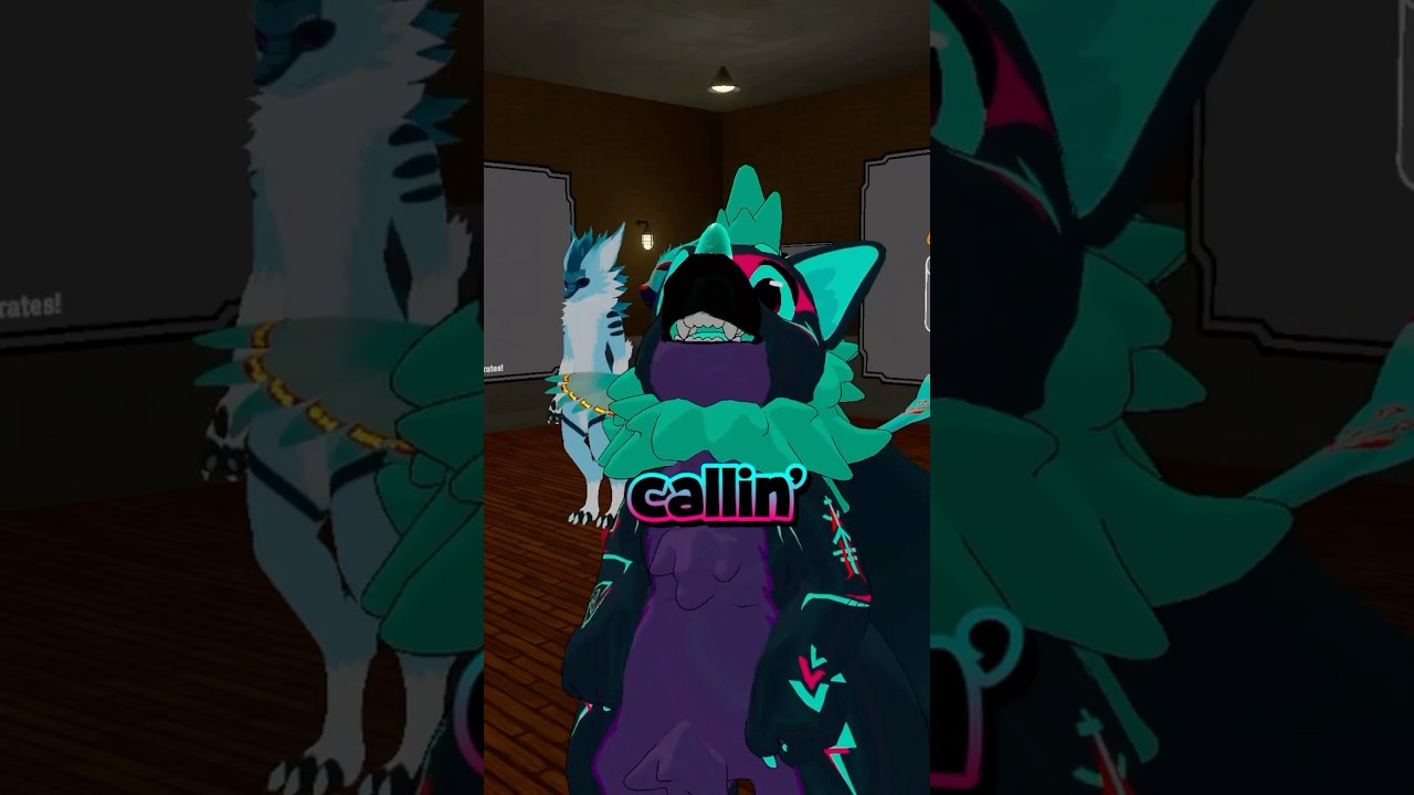 When the airplane dragon is round #vrchat #furry