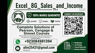 Excel 8G Sales and Income | Excel_8G_Sales_and_Income | excel 8g sales and income #excel8g #sales