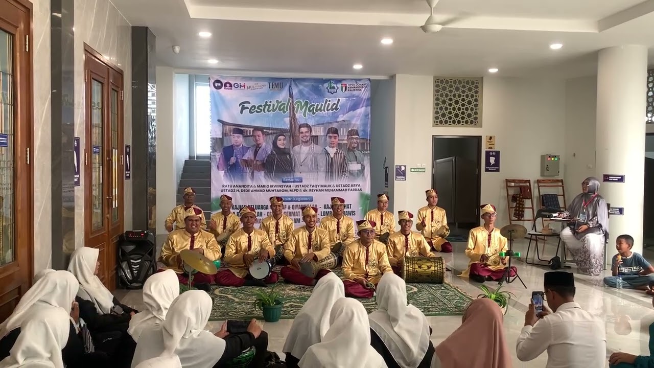 Marawis El Musyaffa ft Ust. Azhar Alghifari | Festival Maulid I Masjid Al Hikmah Kota Bogor