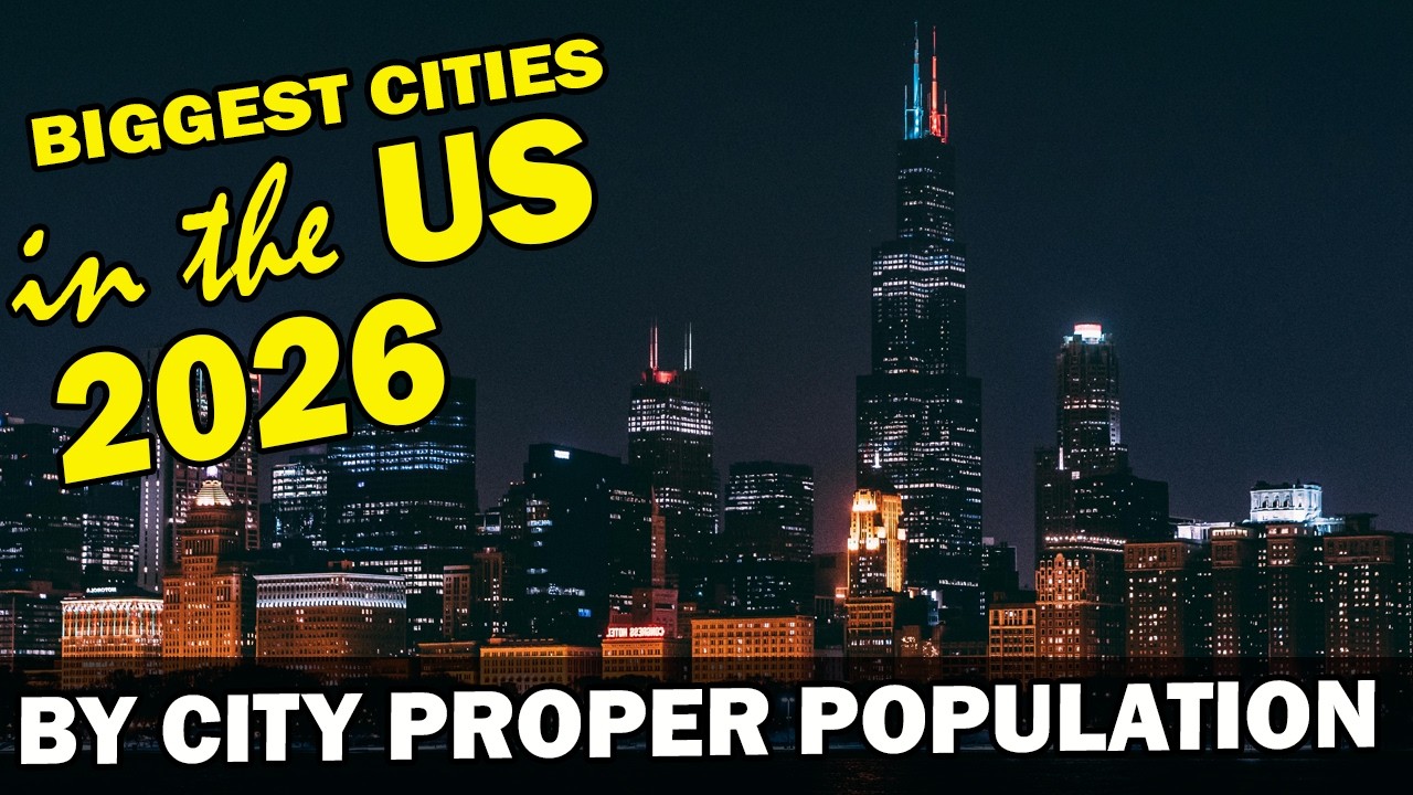 Top 10 Most Populated Cities In The United States 2026 Update YouTube 