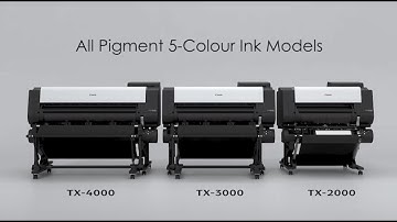 Canon imagePROGRAF TX Series of Pigment ink, CAD/AEC/GIS and Poster printers