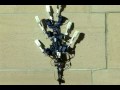 Spinybot II: Climbing walls with microspines