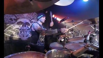 Chad Szeliga - UNDAUNTED {Blast from the Past} 2015 DrumCam with Adrenaline Mob in Wilmington NC