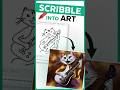 Turn Scribbles into Art with this Tool 🎨 #shorts #art #aitool