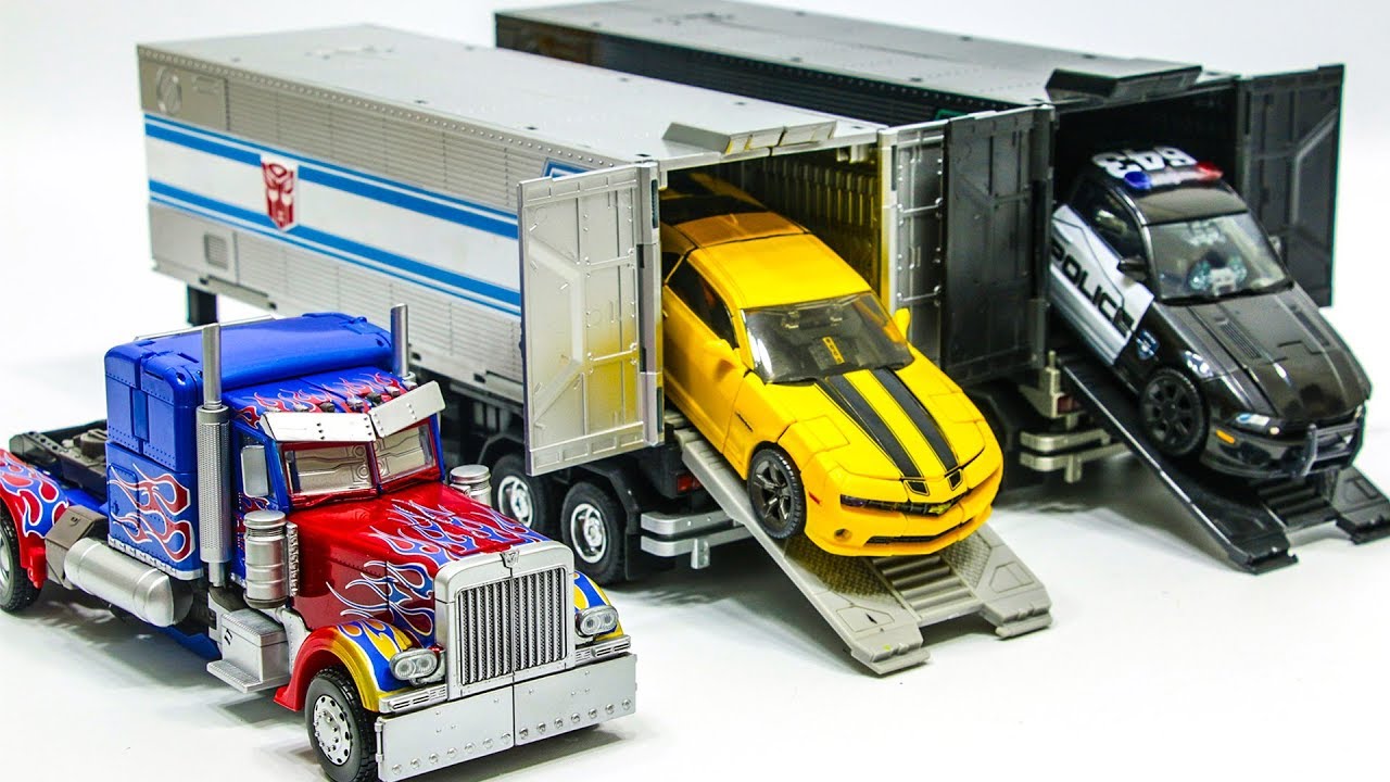 Transformers Movie MasterPiece Bumblebee Optimus Prime Barricade Truck Police Vehicle Car Robot Toys