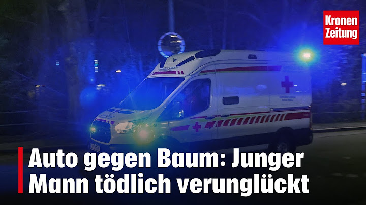 Auto gegen Baum: Junger Mann tödlich verunglückt | krone.tv NEWS