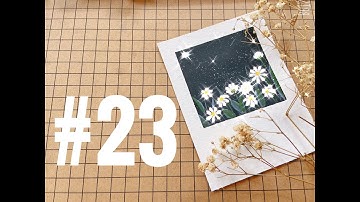 #23| HƯỚNG DẪN VẼ HOA CÚC HỌA MI VÀ BẦU TRỜI ĐÊM| HƯỚNG DẪN VẼ MÀU NƯỚC