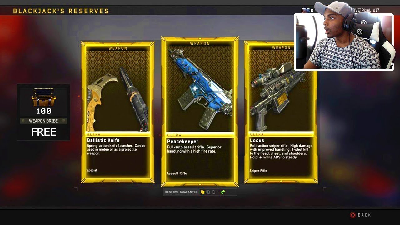 1 KILL = FREE DLC Weapons in Black Ops 4.. (COD BO4)