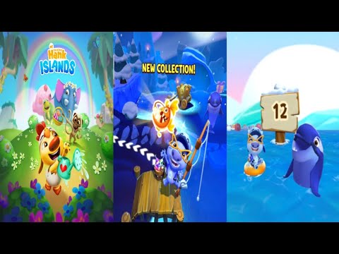 My Talking Hank: Islands|New Adventure With Snow Leopard,Orca Whale & Completed New Albums|Gameplay