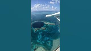 Berani terbang di atas BLUE HOLE Belize? #belize #latinamerica