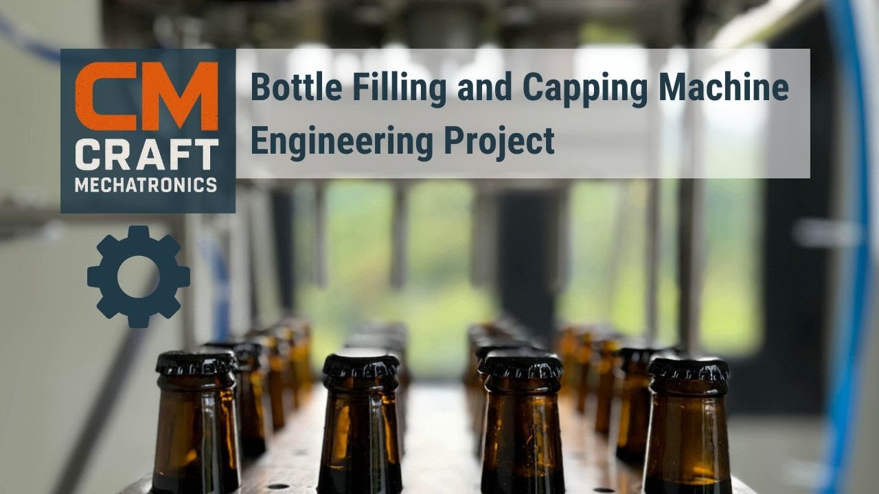 Bottle Filling and Capping Machine Quadrojet | Engineering Project