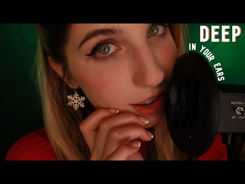 (ASMR) UP-CLOSE, DEEP IN-YOUR-EAR WHISPERS // HOLIDAY TRIGGER WORDS