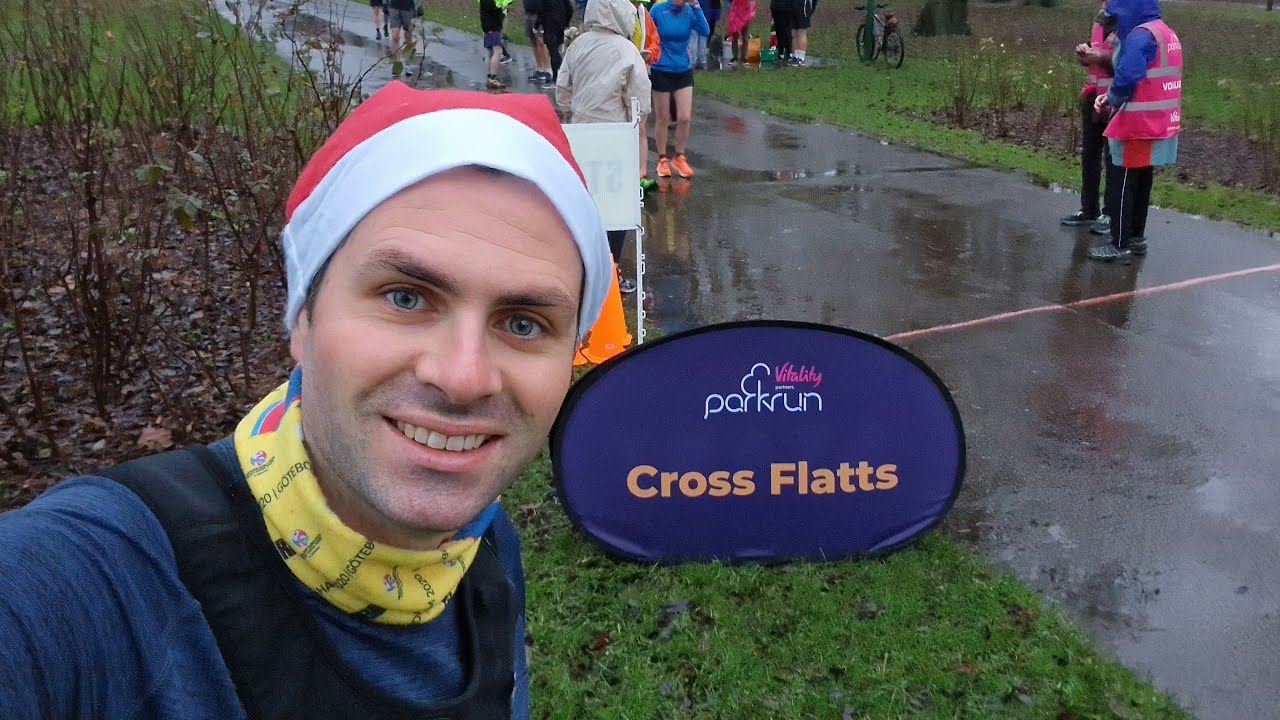 A wet, festive Parkrun to finish 2023