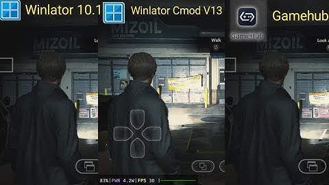 Winlator 10.1 Vs Winlator Bionic Cmod V13 Vs Gamehub (Gamefushion) Comparison