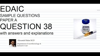 EDAIC Paper A Question Q 38