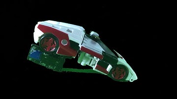 Transformers siege deluxe class Red Alert stop motion transformation