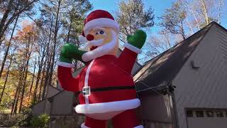Epic 26Ft Inflatable Santa Claus with Gift Bag - Ultimate Holiday Yard Décor!