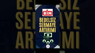 Bim Bedelsiz Sermaye Artırımı #Bimas