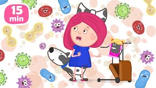 Çocuklar Için Eğitici Çizgi Film Smarta Mikroplara Karşı Smartanın Sihirli Çantası